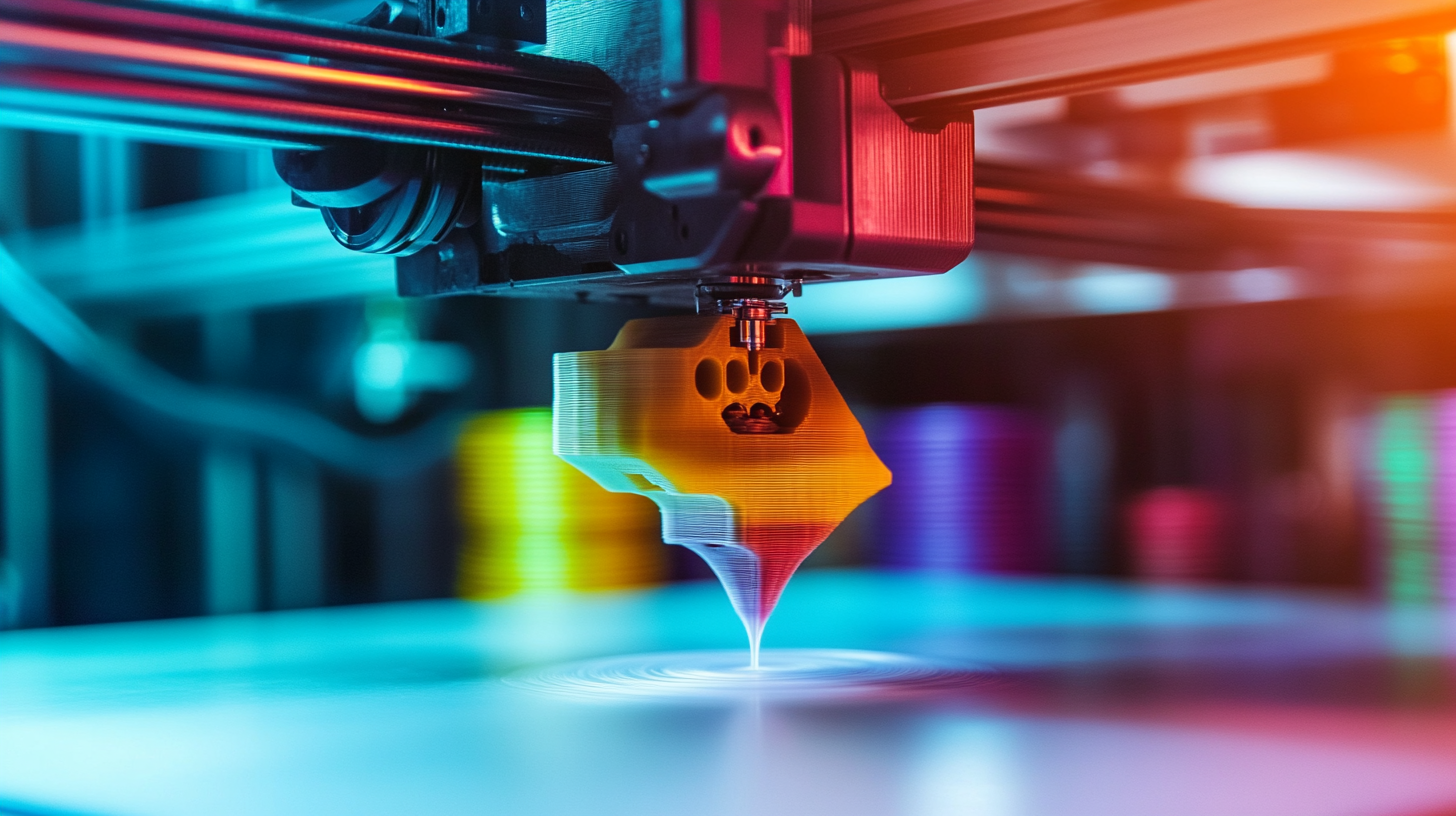 Bambu Lab P2S 3D printer actively printing a mechanical part