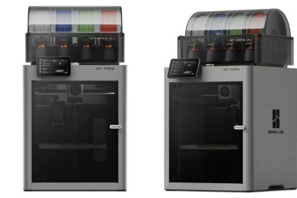 Bambu Lab P2S 3D printer — studio product photo