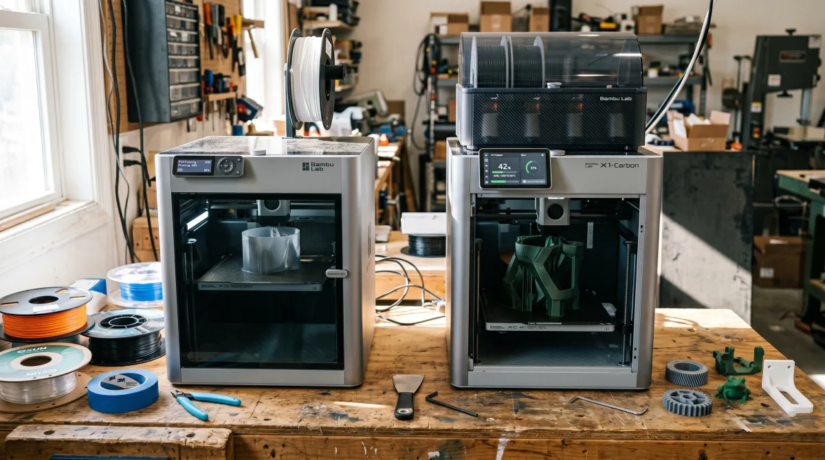 Bambu P1S vs Bambu X1C: Hands-On Testing Shows the Real Winner