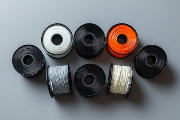 Six PLA filament spools arranged in a flat-lay — best PLA filament 2026